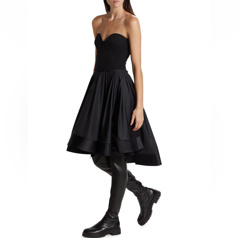 Proenza Schouler Taffeta Bustier Fit-&-Flare Dress - Picture 5 of 15